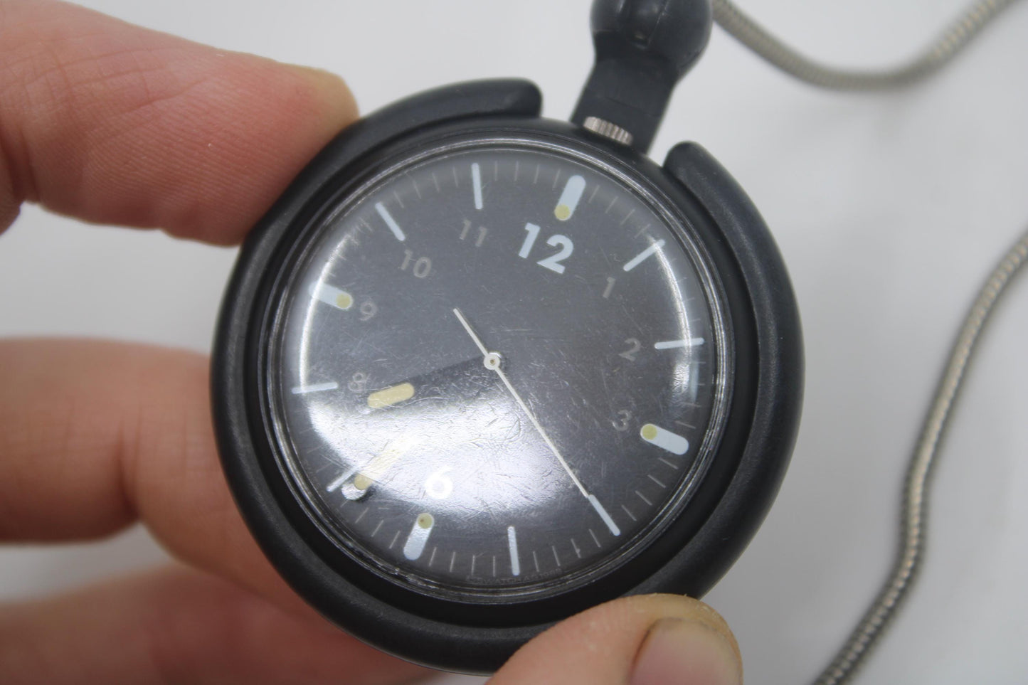 Very early PopSwatch, 'Jet Black Two', PWBB111, Very nice, used condition, working fine