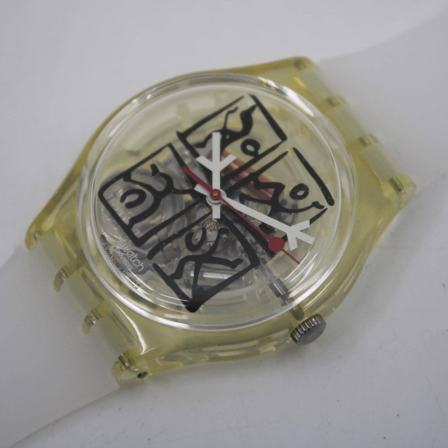 Vintage Swatch watch 'Zeit2', GK298, working 100% VERY Nice condition with brand new strap