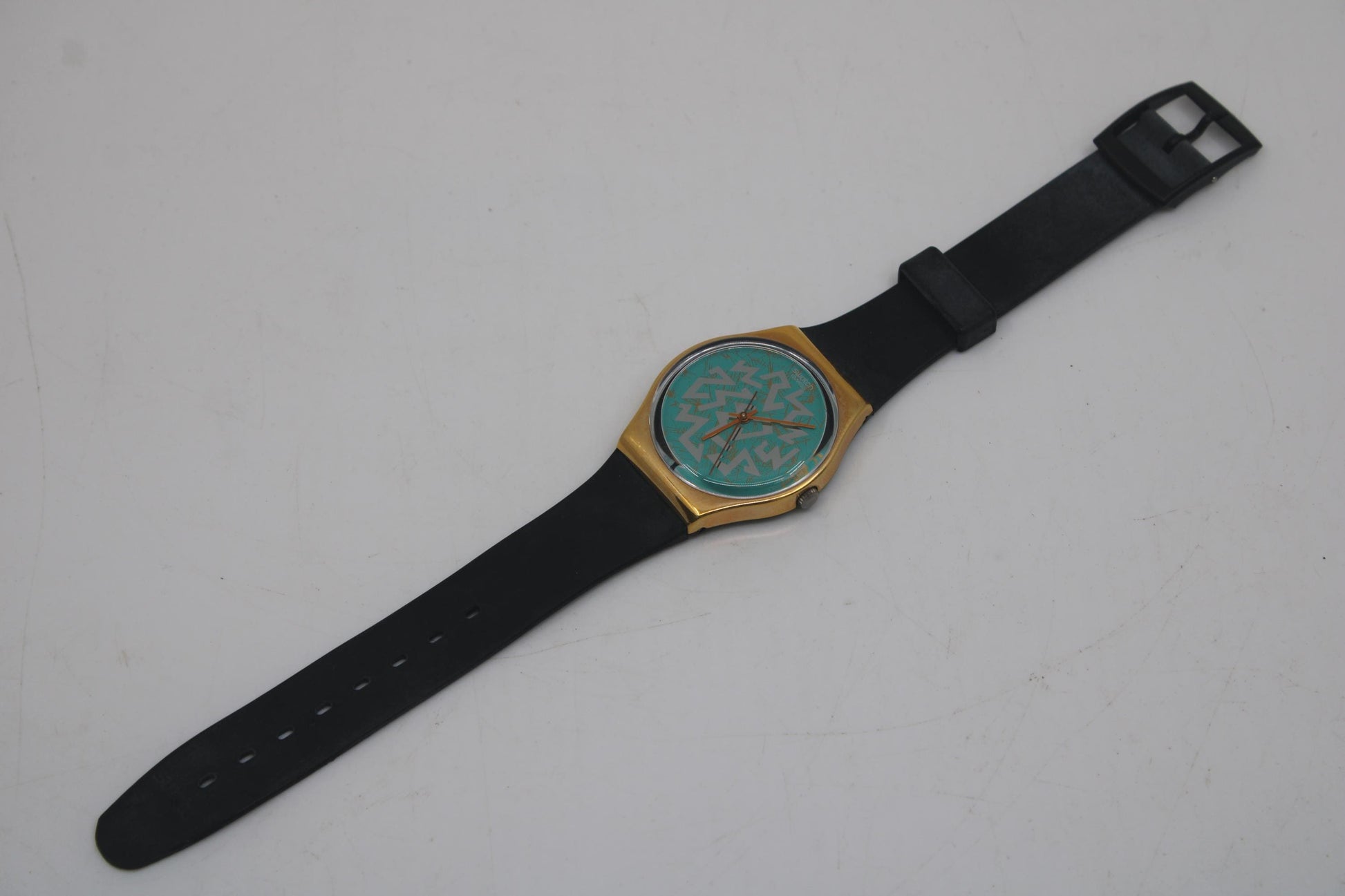 Vintage Gents Swatch 'Sign of Samas' GX105, NeW oLD SToCK, Never Worn, working 100% with original strap