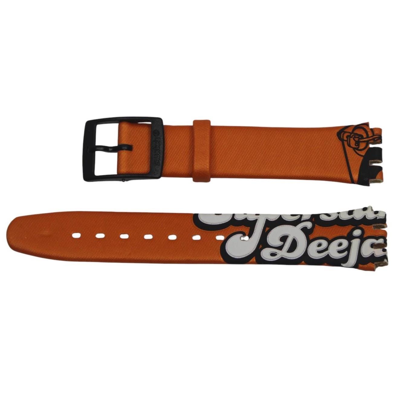 Vintage Swatch Strap, 'Urban Scene', GB234, 17mm, Gents, New Old Stock