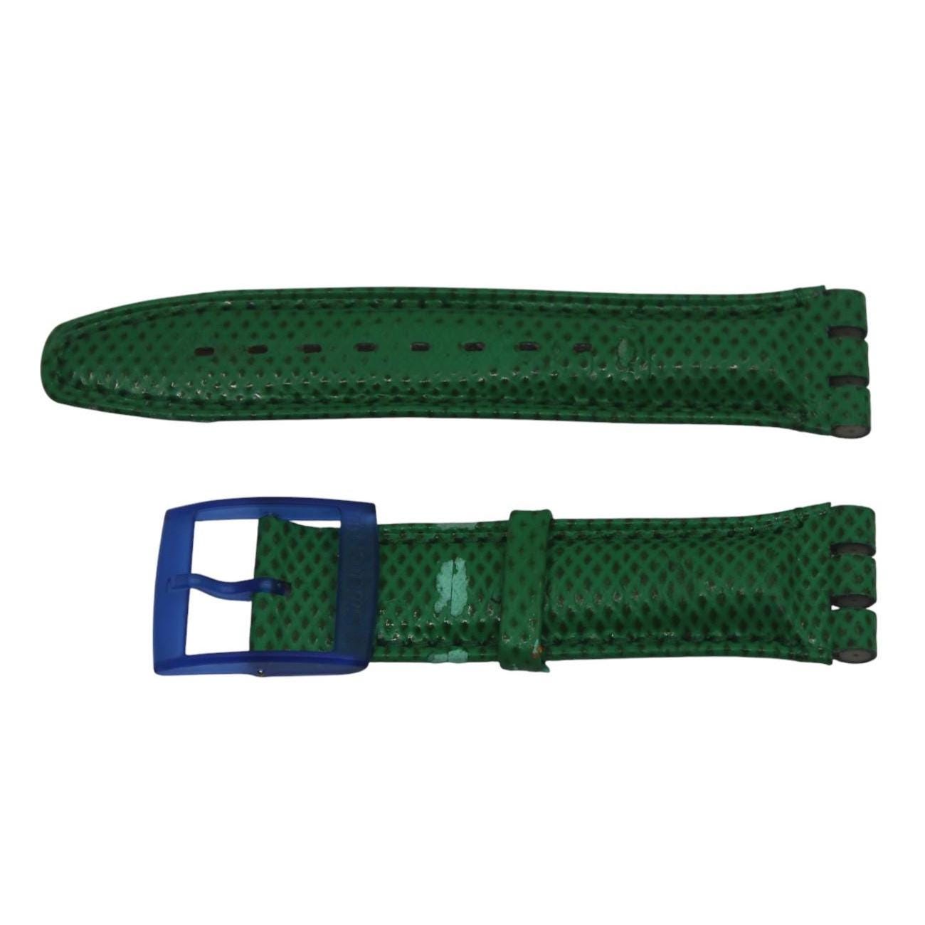 Vintage Swatch Strap, 'Blue Sky', SBN100, Aqua Chrono, 19mm, NEW OLD STOCK, Never Used