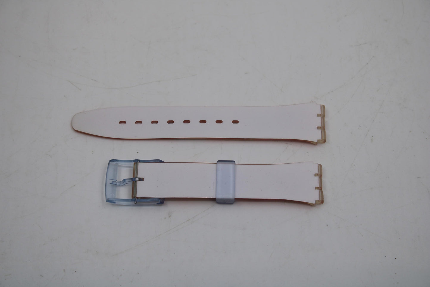 Vintage Swatch Strap, 'Ice at noon', GS134, 17mm, Gents, New Old Stock