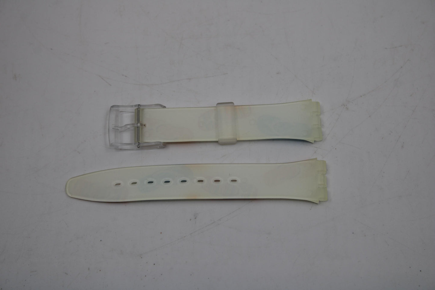Vintage Swatch Strap, 'Sandy Shoes', GE205, 17mm, Gents, New Old Stock