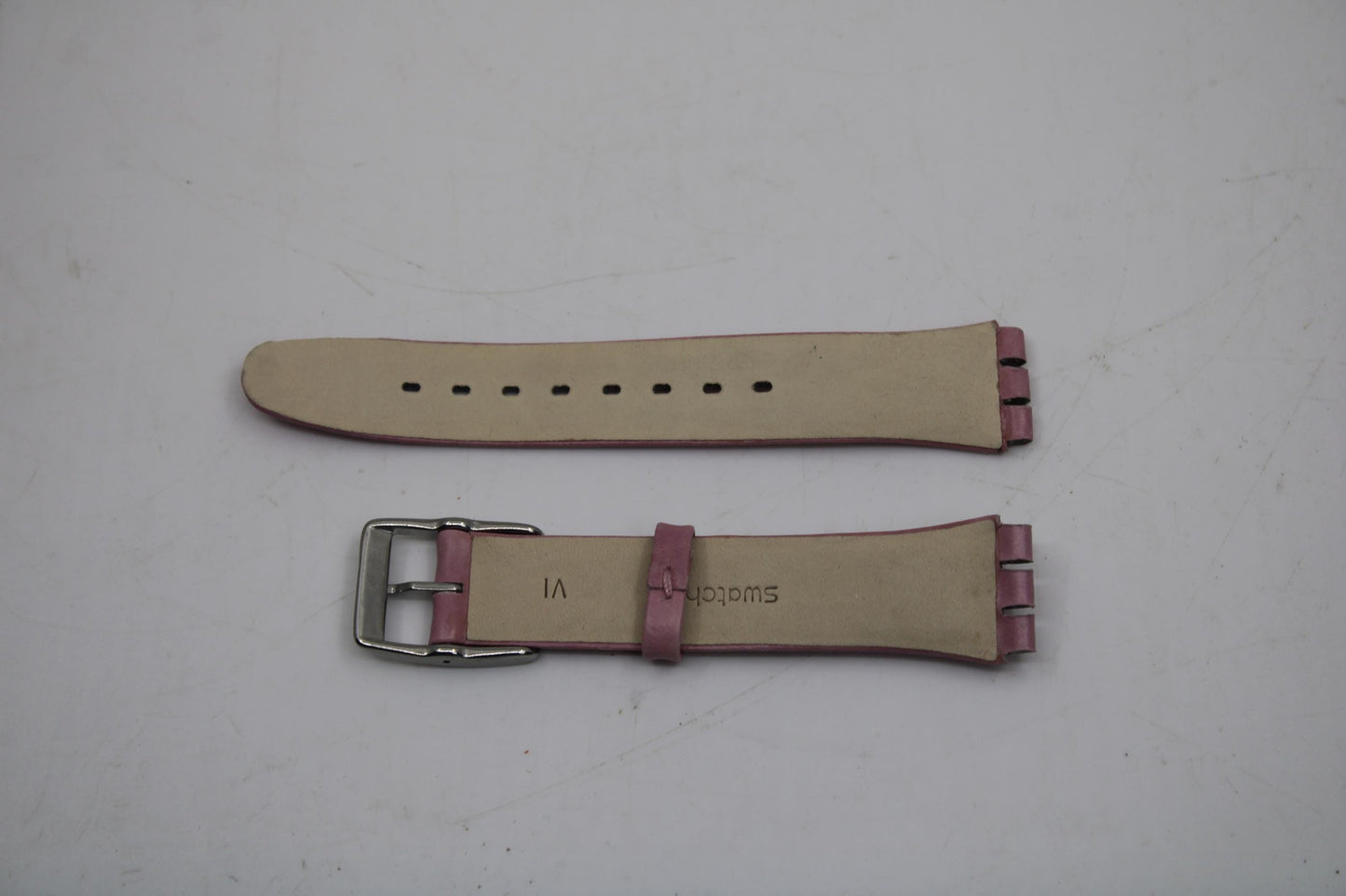 Vintage Swatch Irony Strap, 'Pink Elegance', YLS158, 17mm, NEW OLD STOCK, Never Used