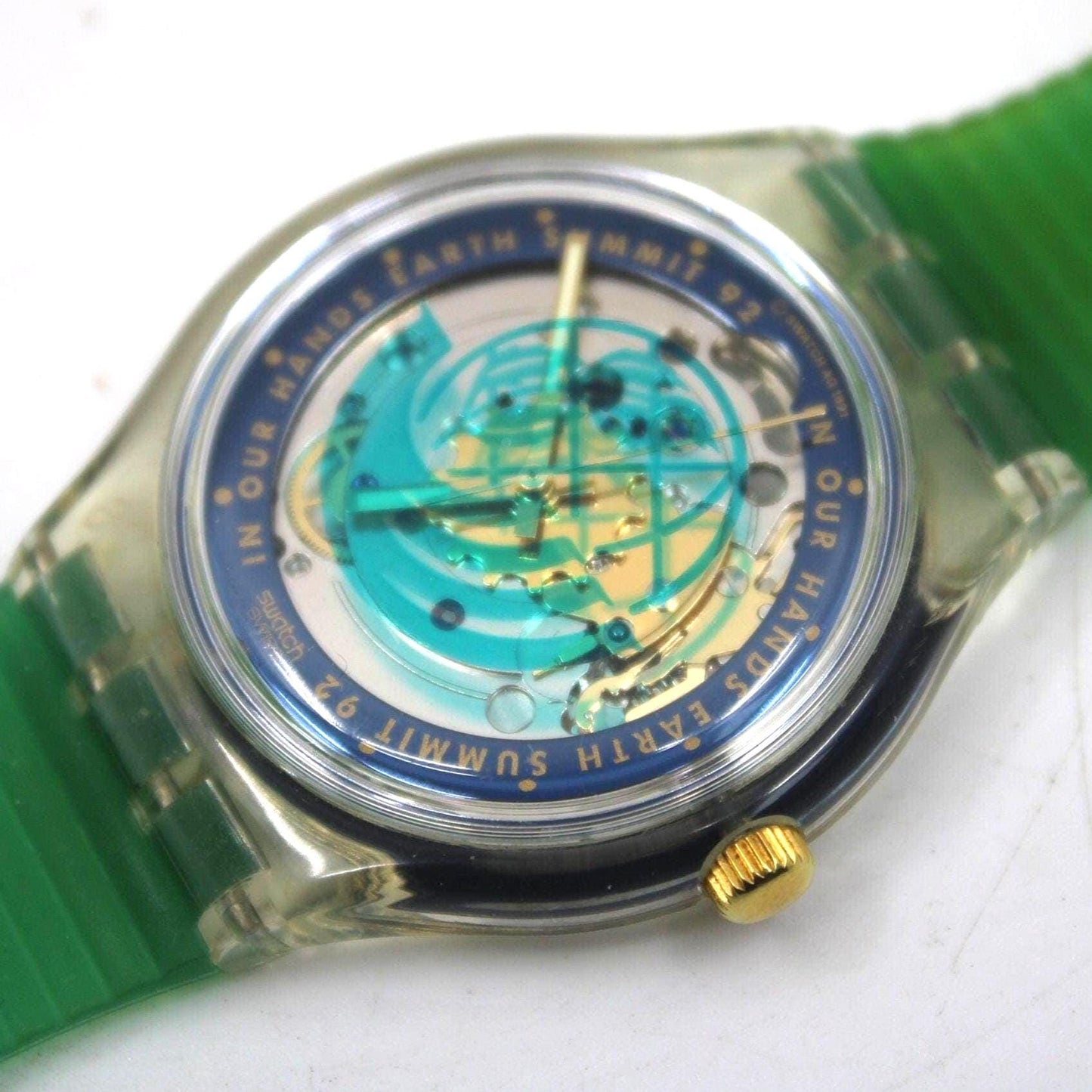 1992 'Time to Move' Vintage Gents Automatic Swatch SAK102, New Old Stock, Never Worn, ORIGINAL strap