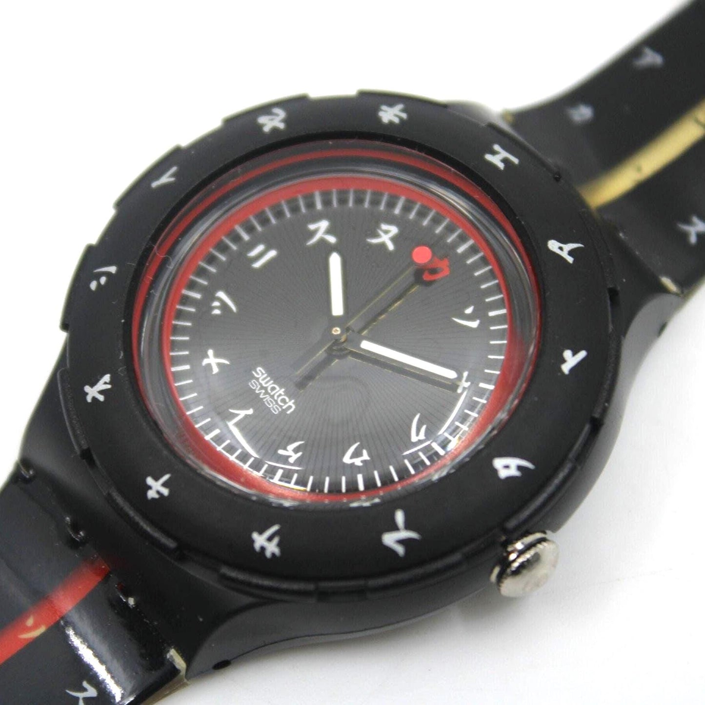 1996, Vintage Swatch Scuba 'Lacquerwear' SDB108, NO Original Box, In New Old Stock Condition, Never Worn working 100%
