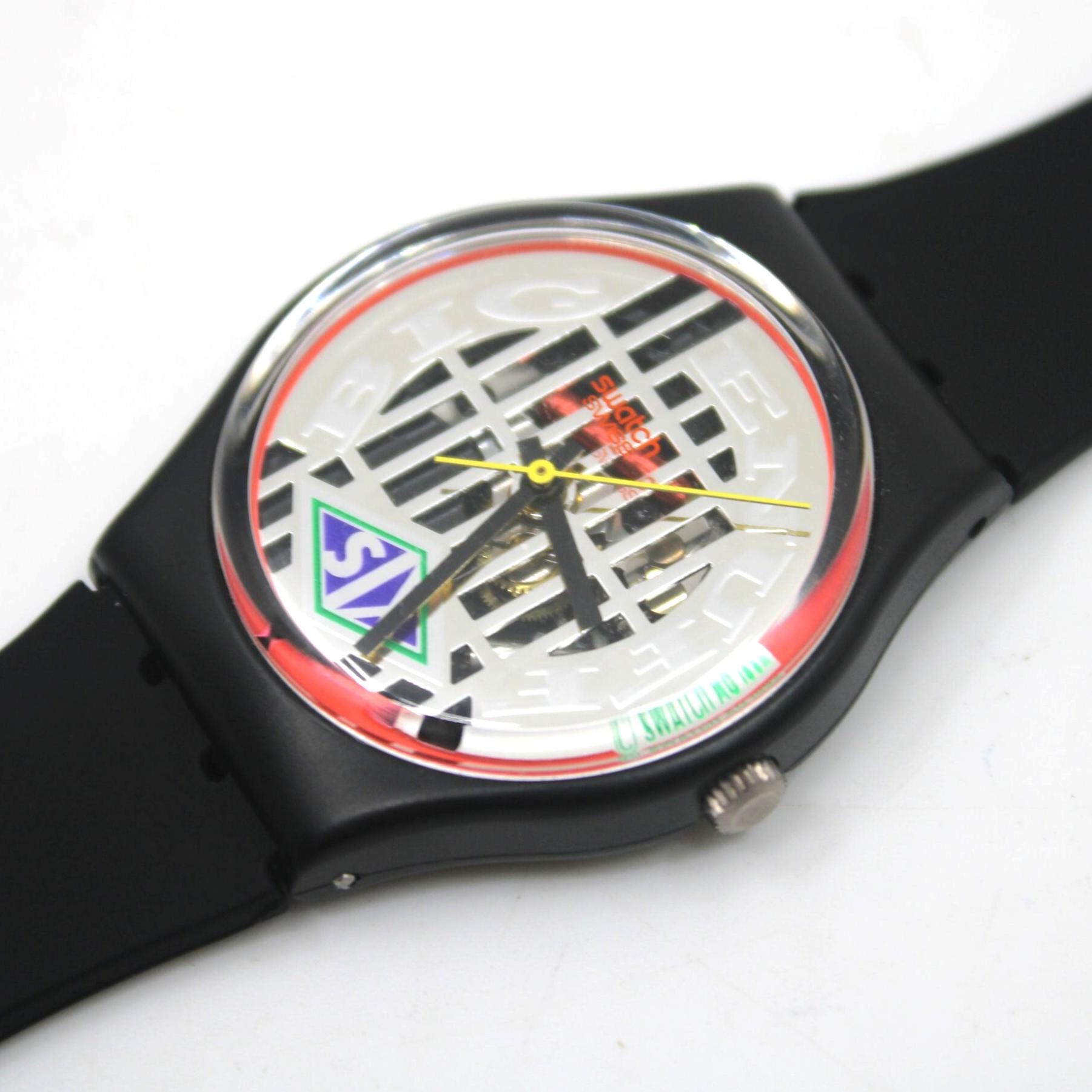 1993 NEW OLD STOCK 'Big Enuff', GB151, working 100% nice early 90s vintage Swatch watch