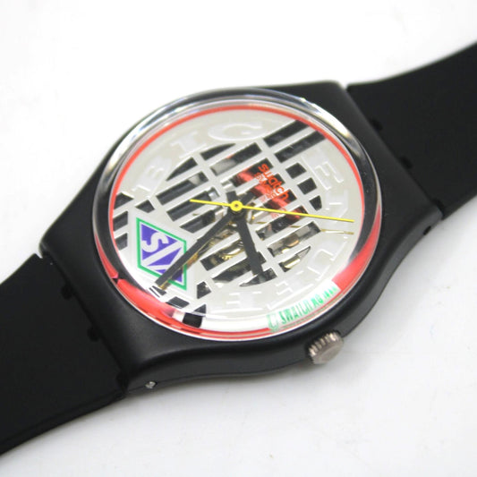 1993 NEW OLD STOCK 'Big Enuff', GB151, working 100% nice early 90s vintage Swatch watch