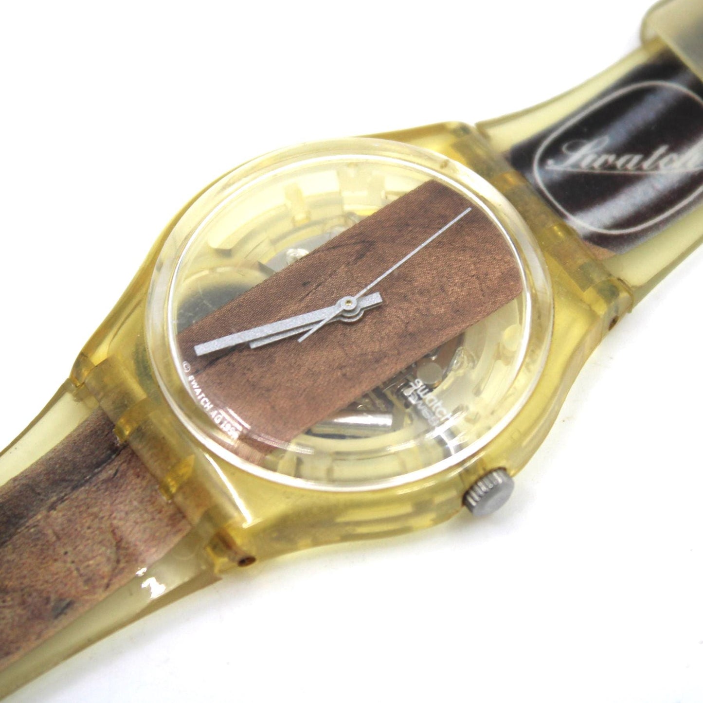 1996, Vintage Gents Swatch, 'Cigar', GK250, Nice, good used condition, 100% working, original strap