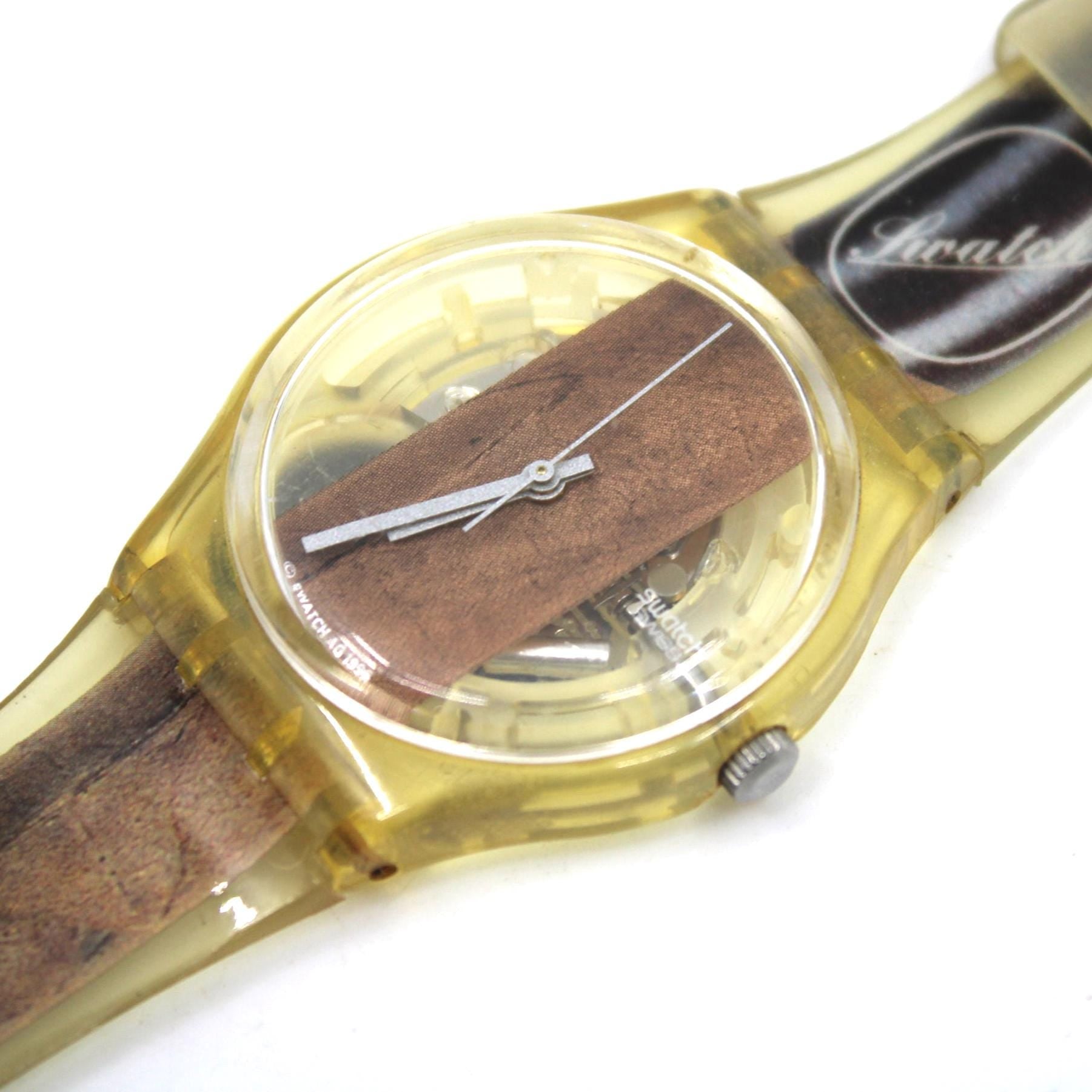 1996, Vintage Gents Swatch, 'Cigar', GK250, Nice, good used condition, 100% working, original strap