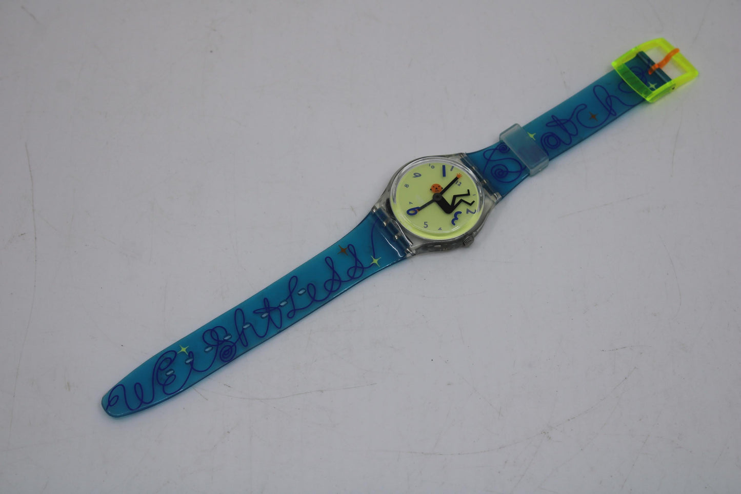 Swatch Gents GK229, 'Weightless' 100% working, Beautiful, Near Mint condition with the original strap