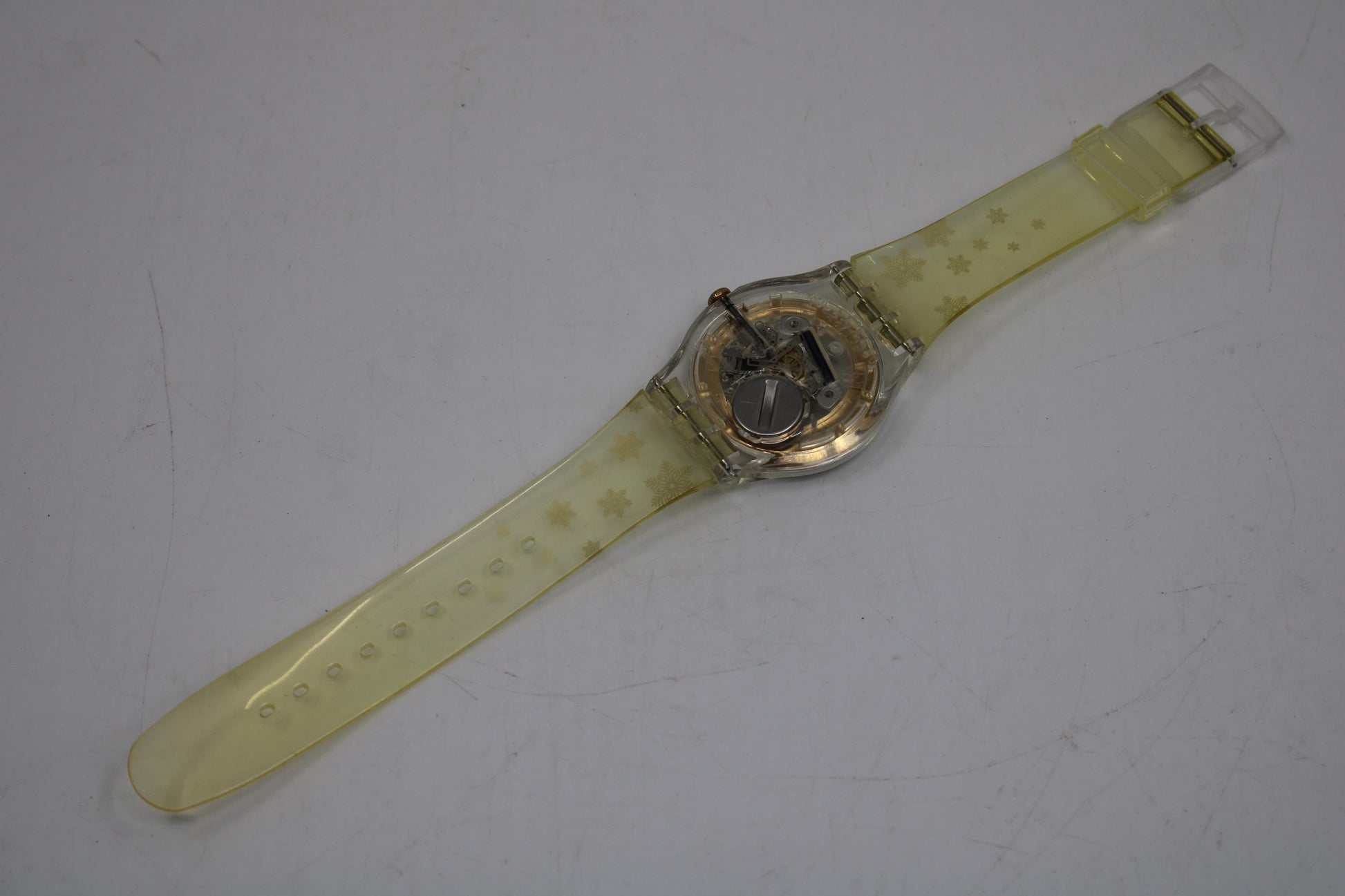 Vintage New Gents Swatch 'Snow your time away' SUOZ159, Unused, Never Worn, working fine
