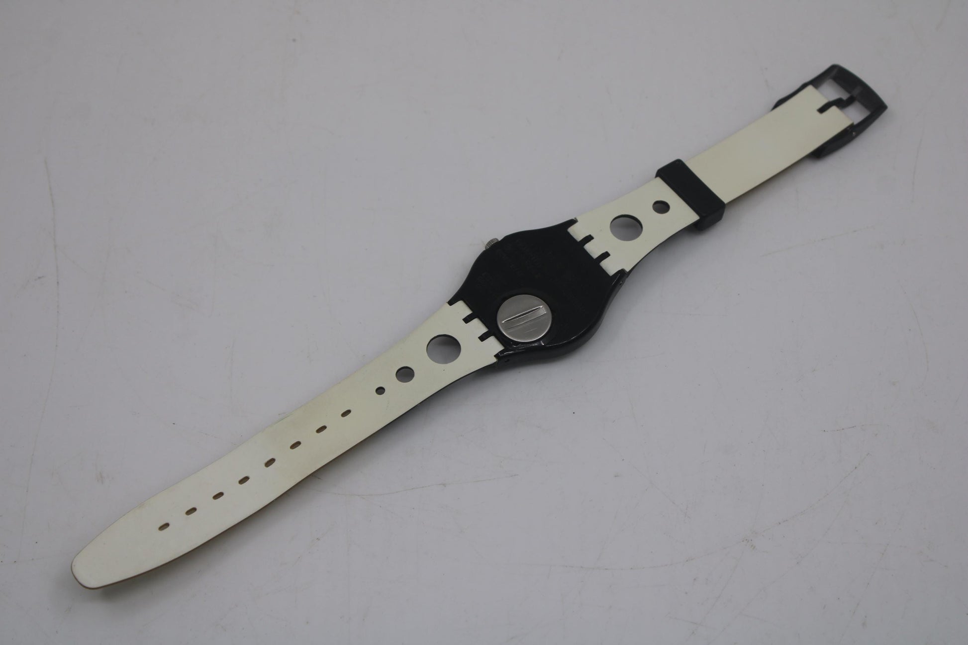Swatch Gents GB184, 'Seppia' working fine, NEAR MINT condition with the original strap