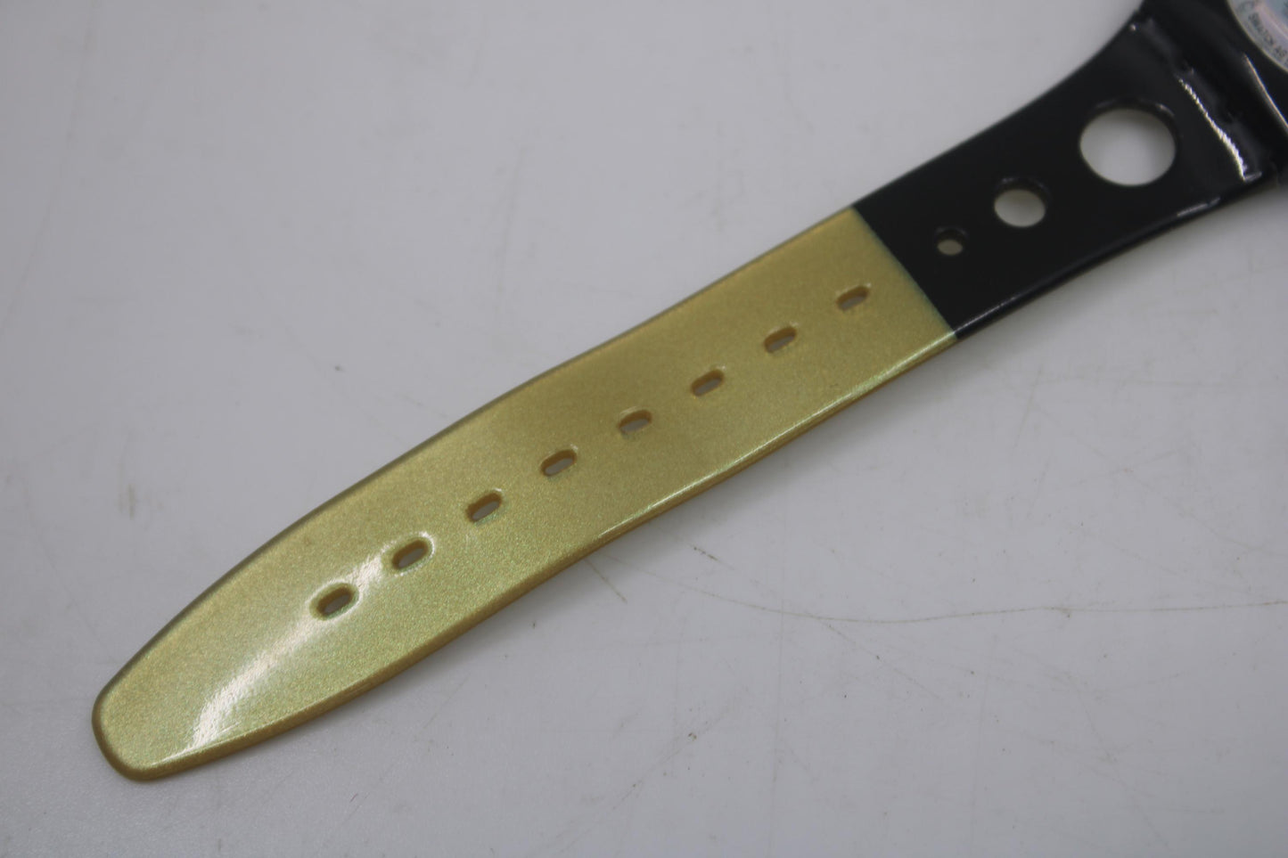 Swatch Gents GB184, 'Seppia' working fine, NEAR MINT condition with the original strap