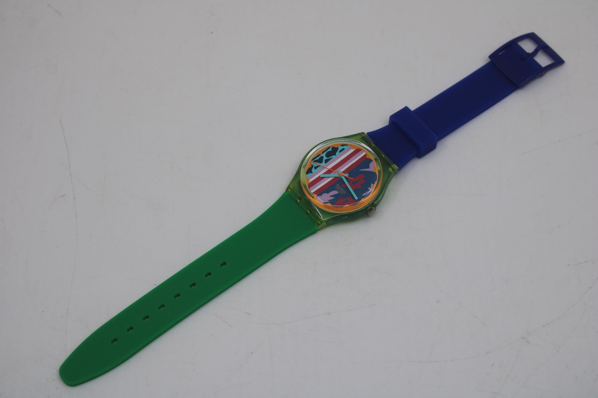 Vintage Gents Swatch 'Kasbah' GL104, nice, used condition, working fine with a brandnew, NON-original strap