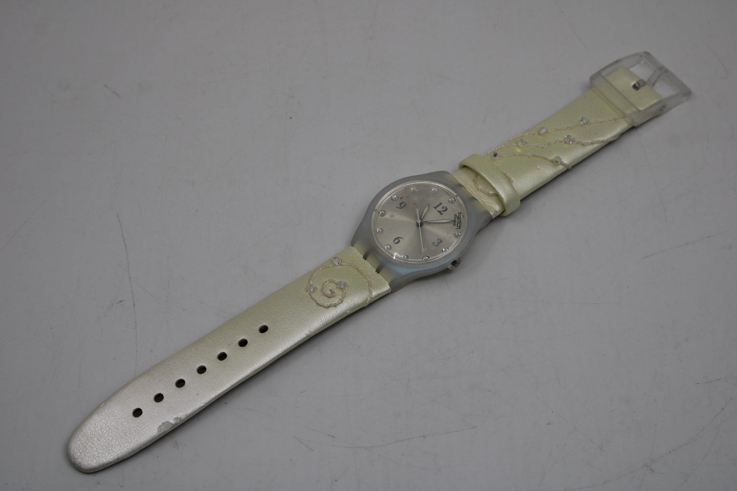Vintage Swatch Jelly 'Winter Day' SUJW100, mint, unworn condition, working fine, NO box