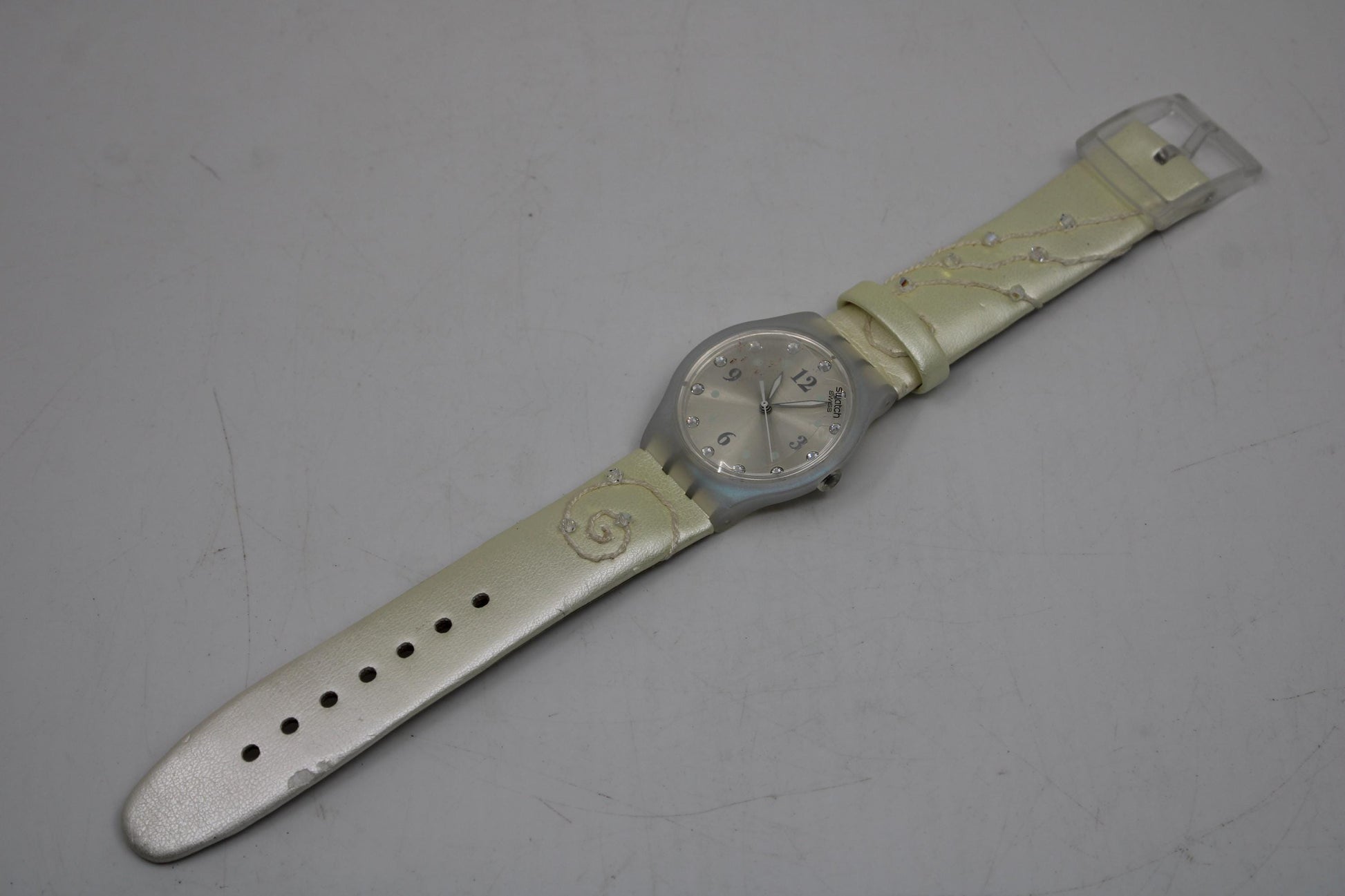 Vintage Swatch Jelly 'Winter Day' SUJW100, mint, unworn condition, working fine, NO box