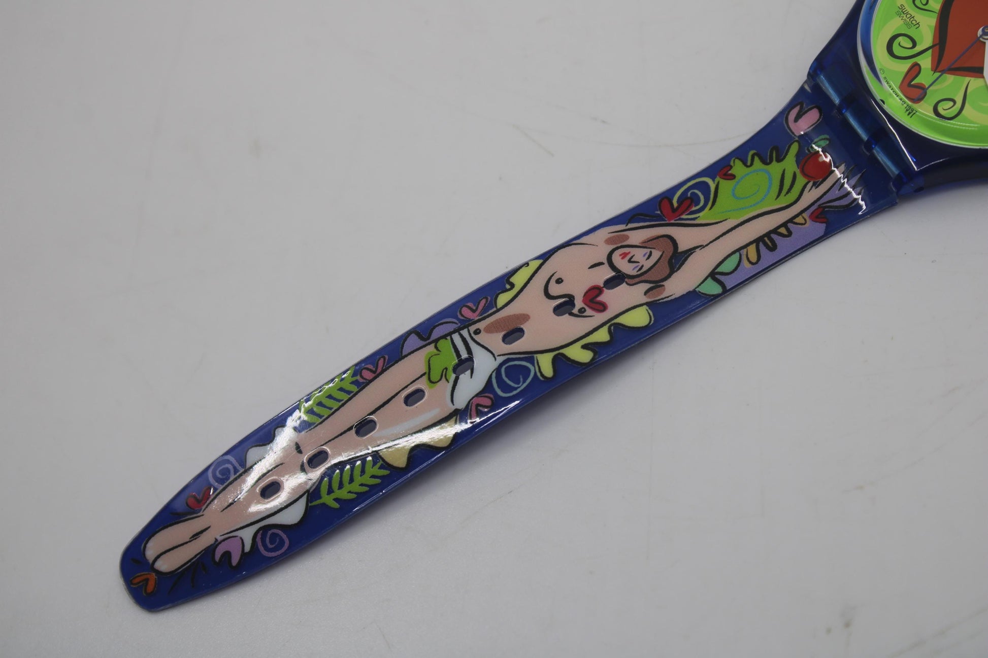 Swatch Gents 'Love bite' GN176, working fine, new old stock, never worn