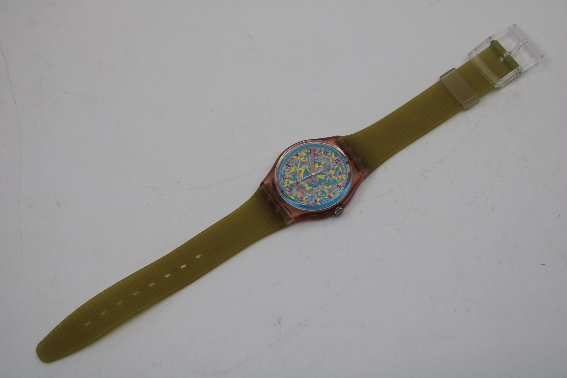 Vintage Gents Swatch 'Rosehip' GP100, New Old Stock, Never Worn, working fine
