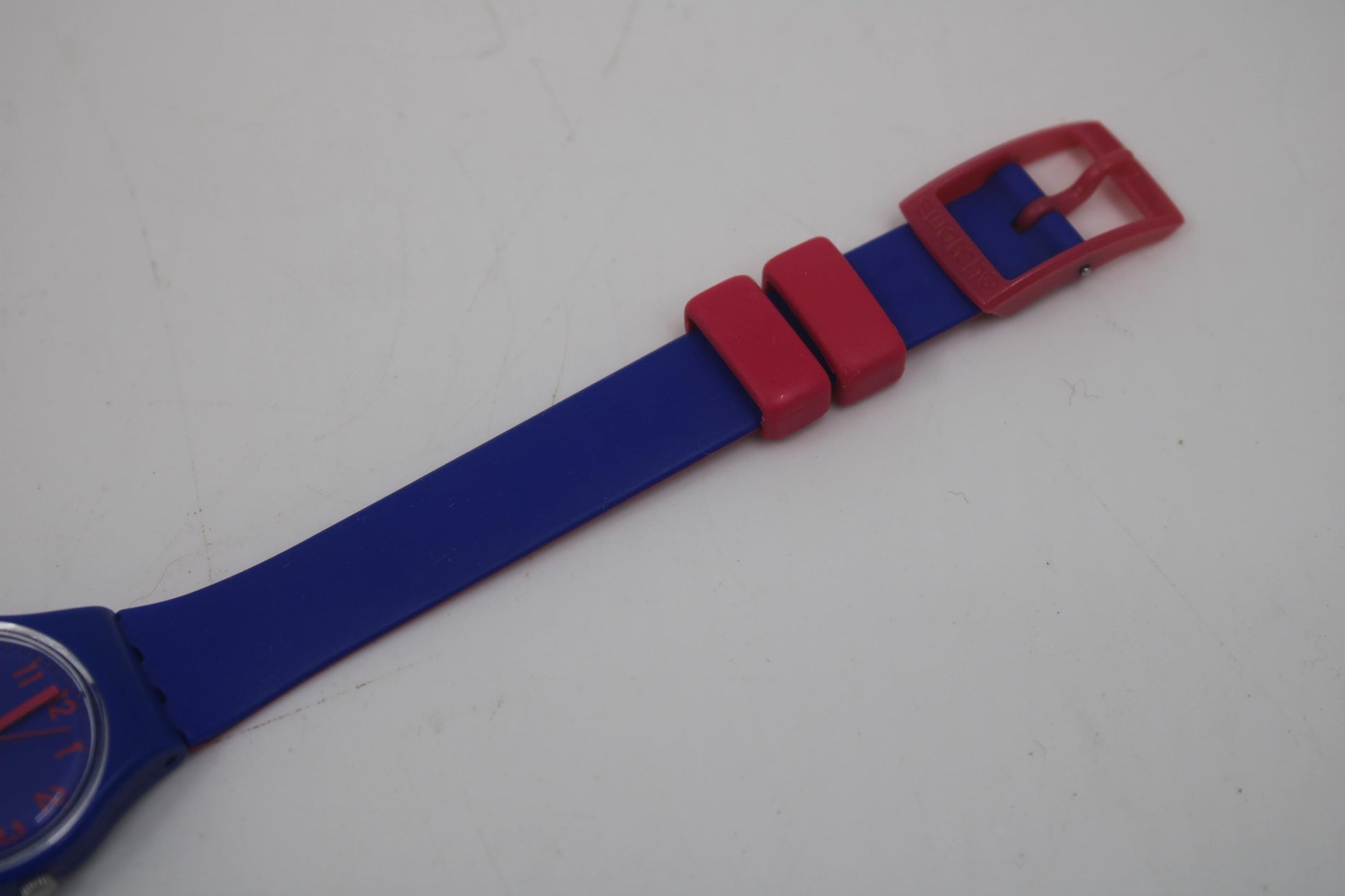 Vintage ladies Swatch, Biko Bloo LS115, NO box, working fine, original long strap