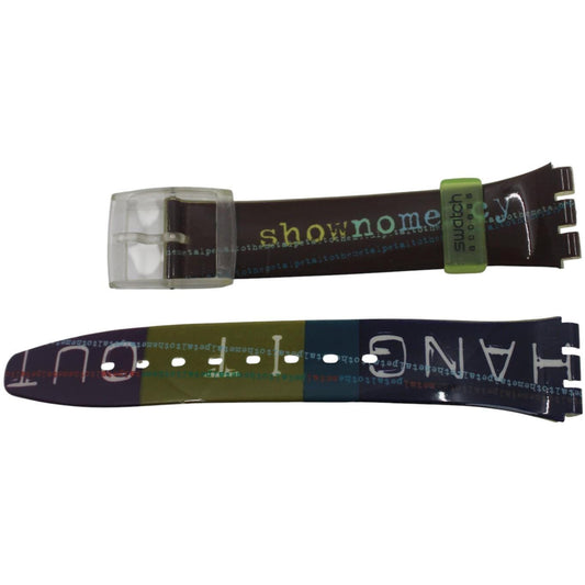 Vintage Valentines Swatch Strap, 'Go Big', SKK101, 17mm, Gents, New Old Stock