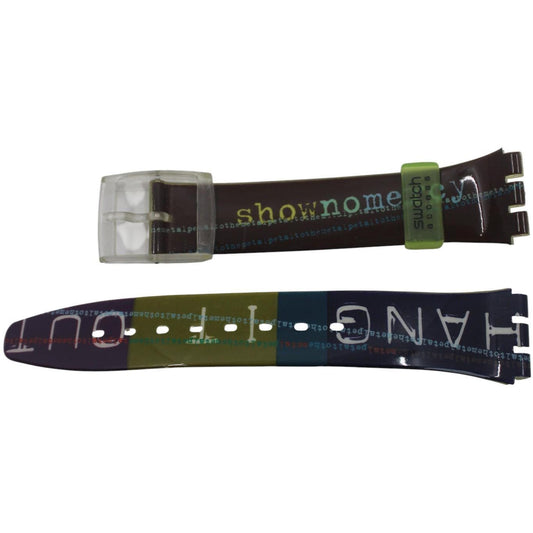 Vintage Valentines Swatch Strap, 'Go Big', SKK101, 17mm, Gents, New Old Stock