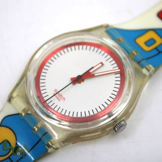 2000 'Snow Express' vintage gents Swatch SKK118D, Snowboarding, No box, WORKING 100%, Very Good Condition, Access Swatch