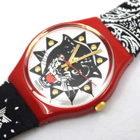 1994, Vintage Gents Swatch, 'Rap' GR117, Perfect Mint Condition, working 100%, Original Strap