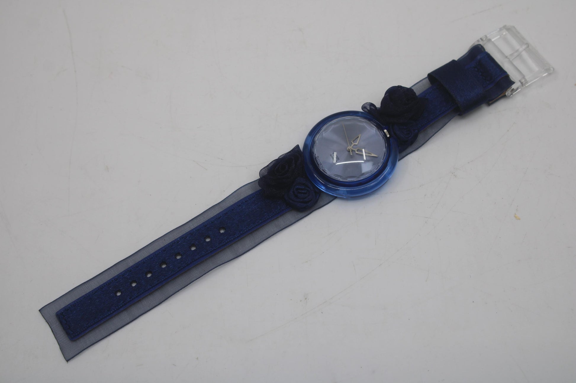 Vintage 1998 PMN108 Pop Swatch, 'King Blue', Working 100%, New Old Stock, UNWORN Condition