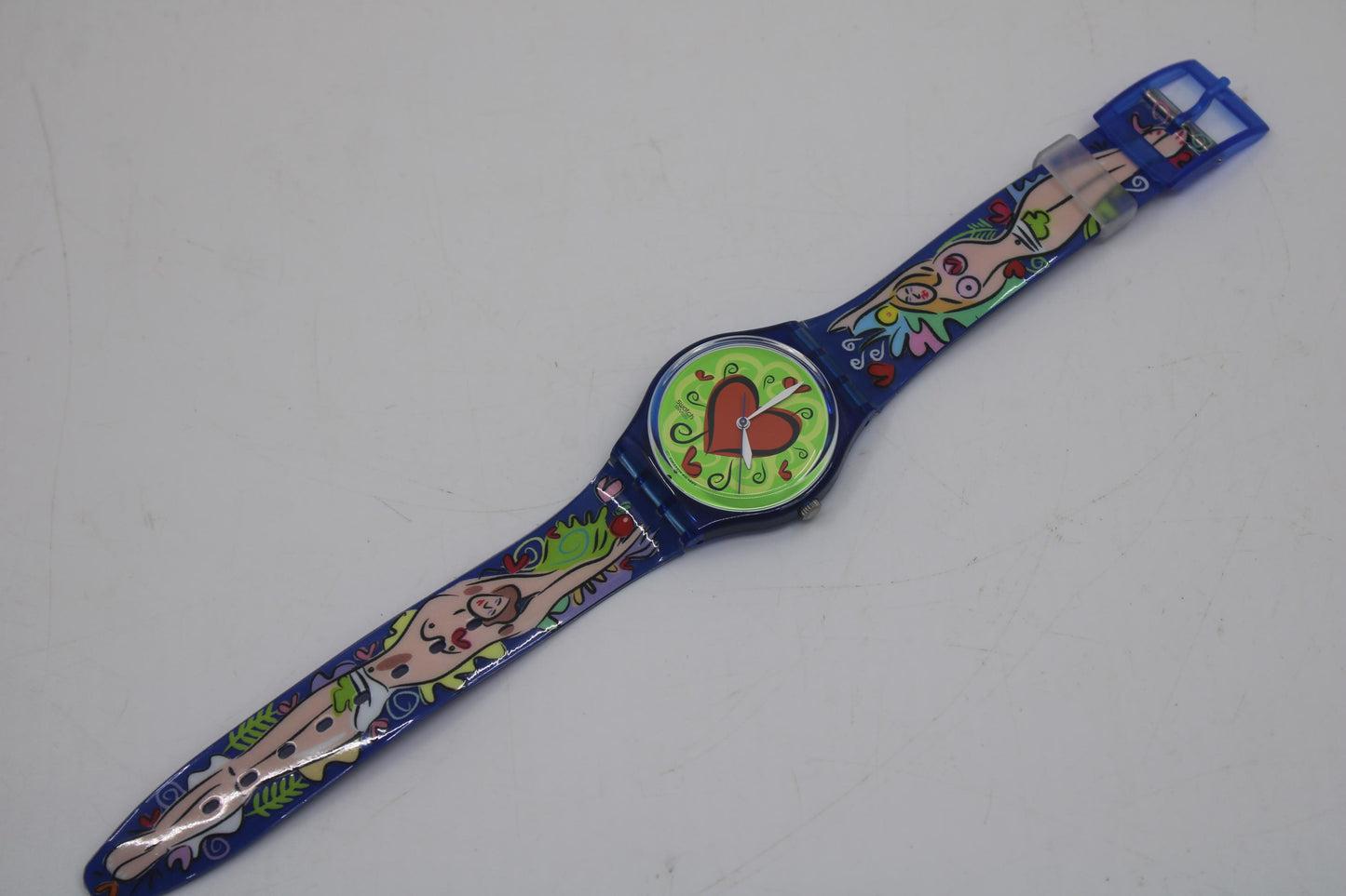 Swatch Gents 'Love bite' GN176, working fine, new old stock, never worn