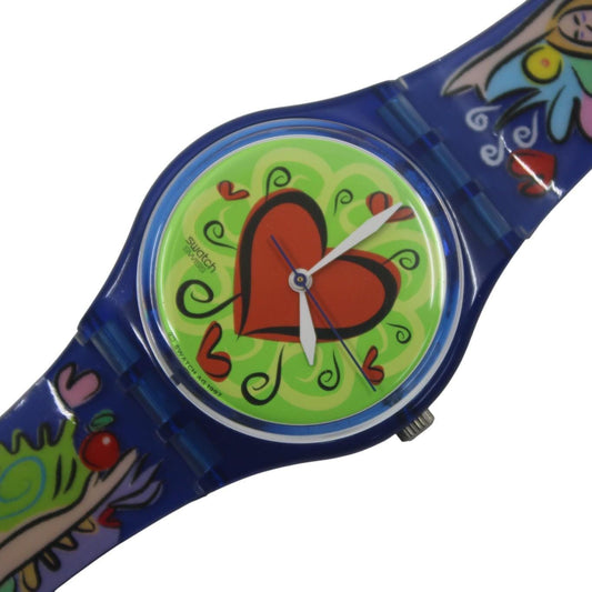 Swatch Gents 'Love bite' GN176, working fine, new old stock, never worn