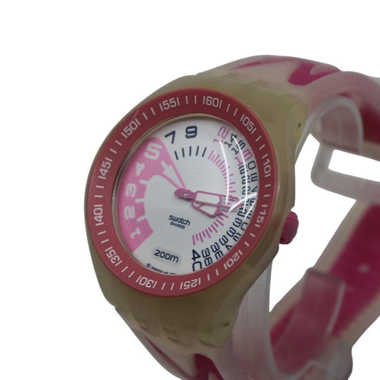 Vintage Fun Scuba Swatch, 'Rose Water', SUGK103, nice, used condition, working fine