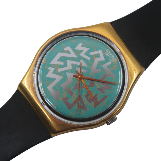 Vintage Gents Swatch 'Sign of Samas' GX105, NeW oLD SToCK, Never Worn, working 100% with original strap