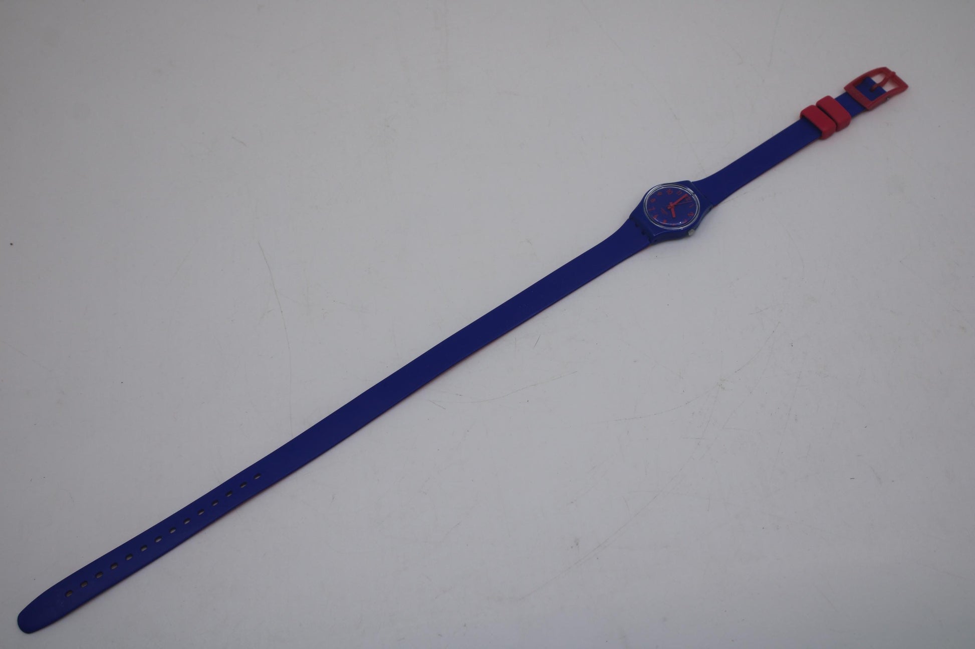 Vintage ladies Swatch, Biko Bloo LS115, NO box, working fine, original long strap