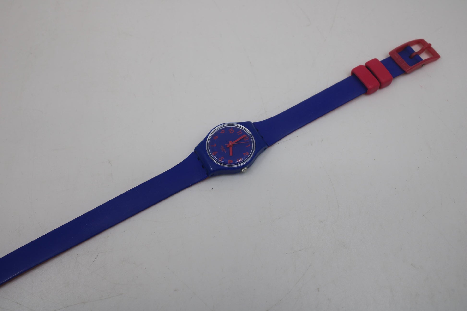 Vintage ladies Swatch, Biko Bloo LS115, NO box, working fine, original long strap