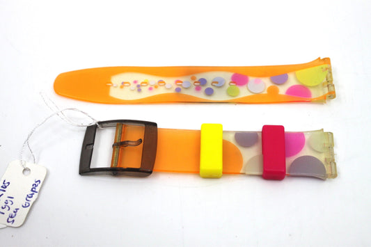 1991, Vintage Swatch Strap, 'Sea Grapes', SDK105, Scuba, New Old Stock