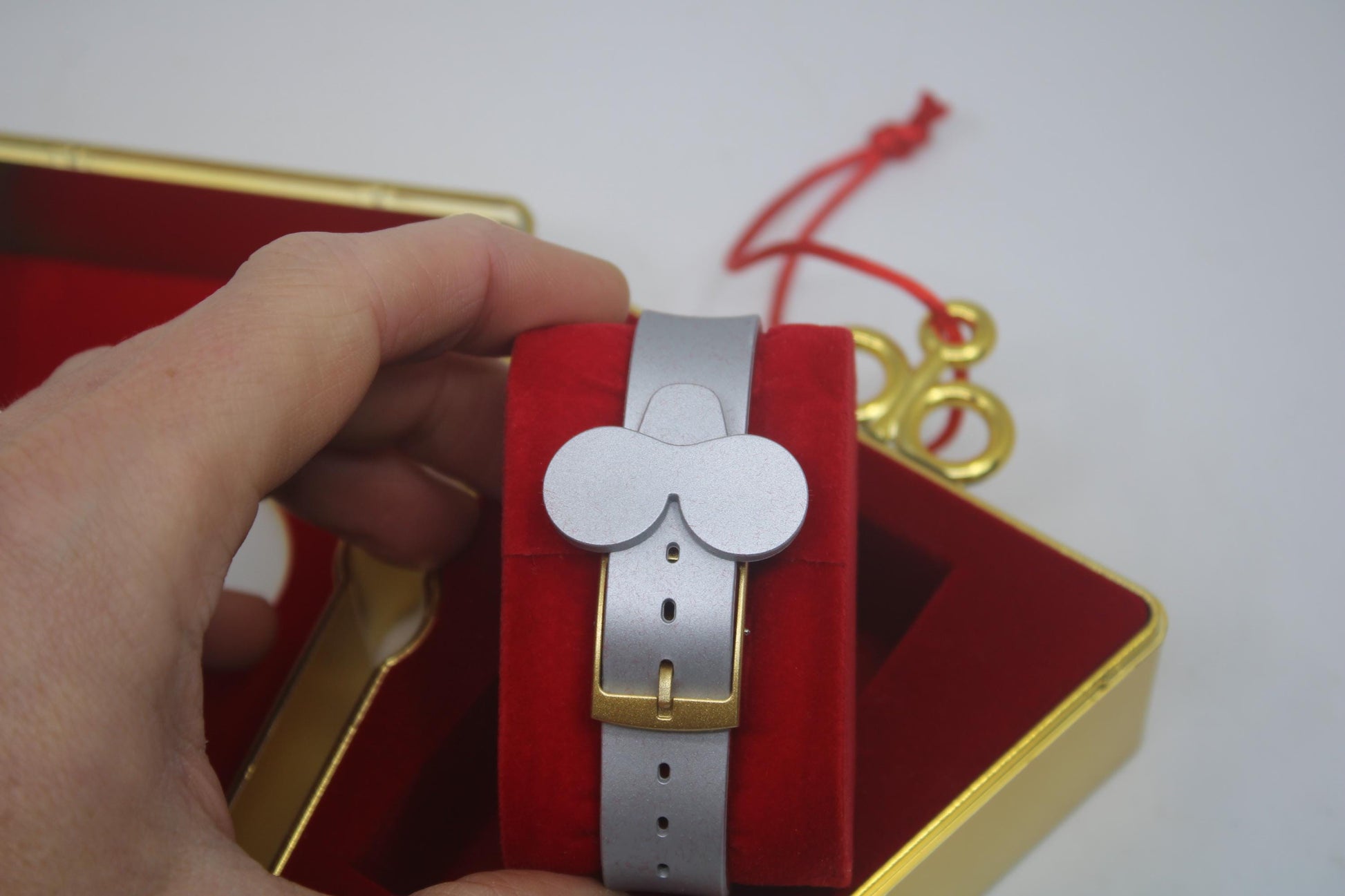 Chinese New Year, 34mm Gents Swatch watch, GZ327, Cheese, Squeak, Squeak, unworn, original box