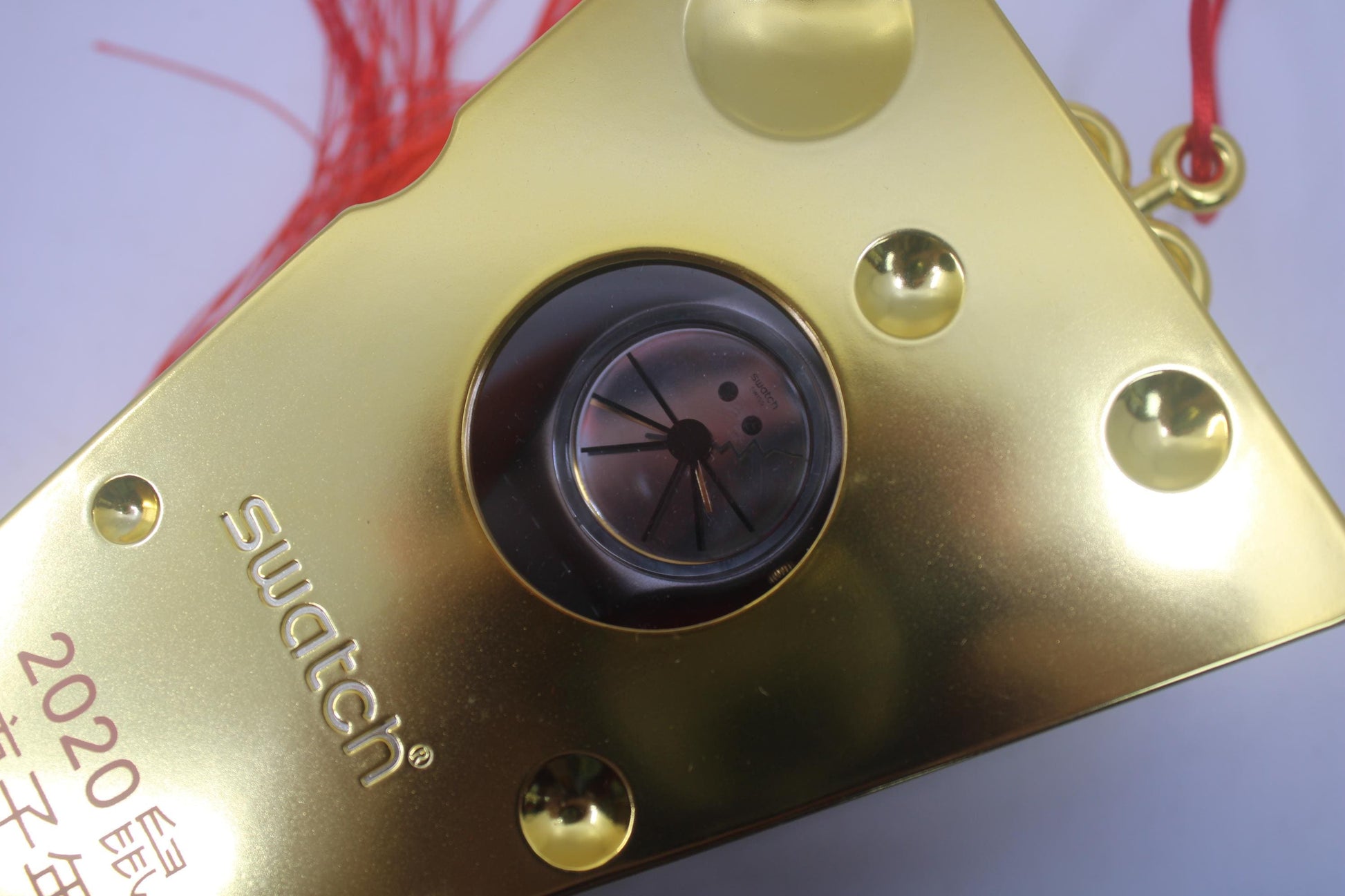 Chinese New Year, 34mm Gents Swatch watch, GZ327, Cheese, Squeak, Squeak, unworn, original box