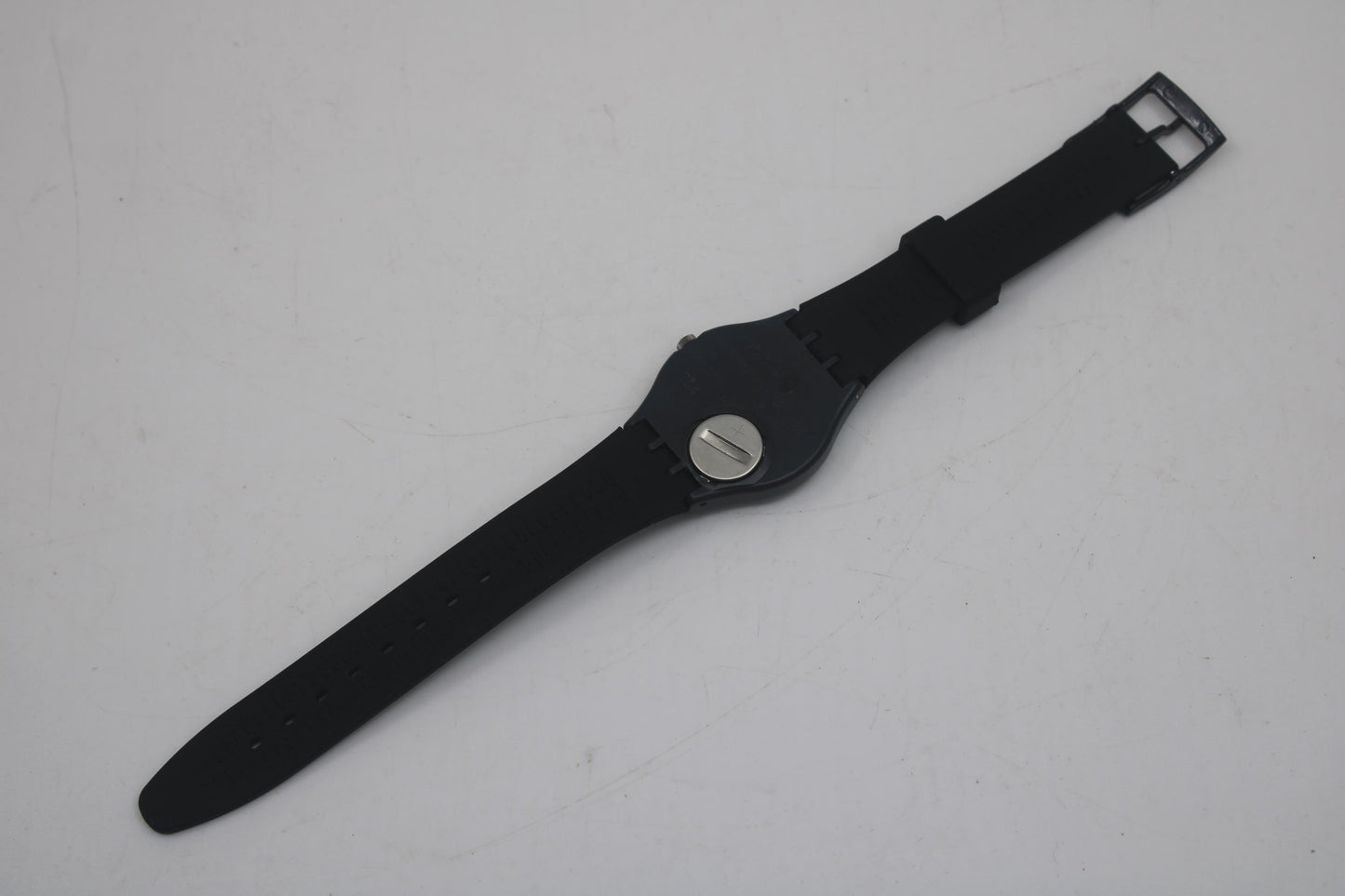 1986 Swatch 34mm Gents 'Ritz' GA400, working fine, NEAR MINT condition, brandnew strap