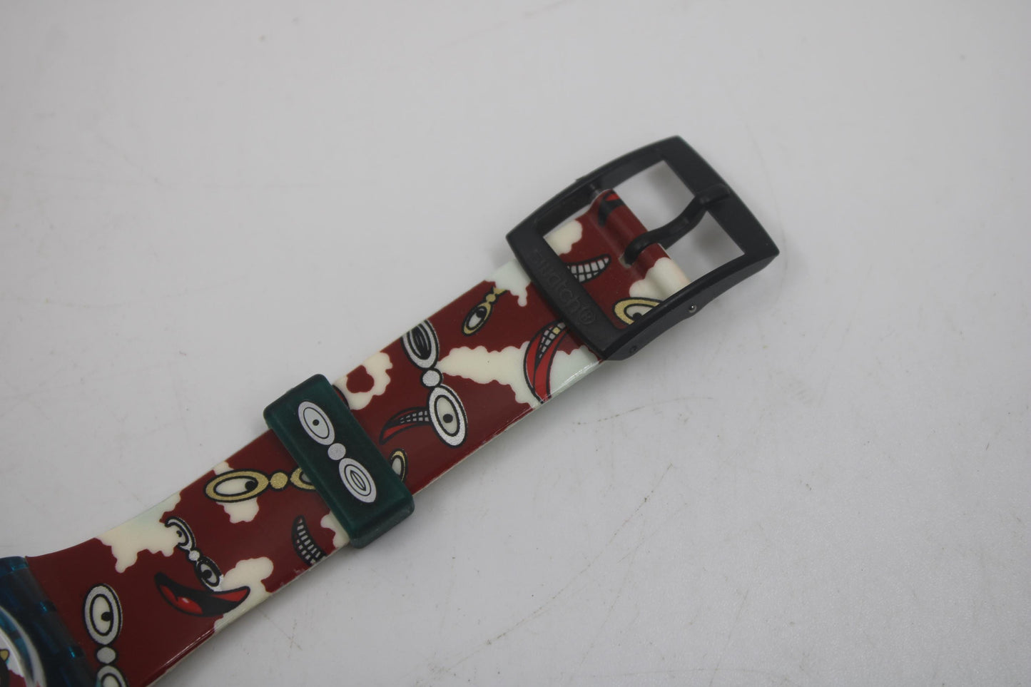 1995 Vintage Gents Swatch 'Smilla' GZ701, NEW OLD STOCK, Never Used, working fine, with original strap