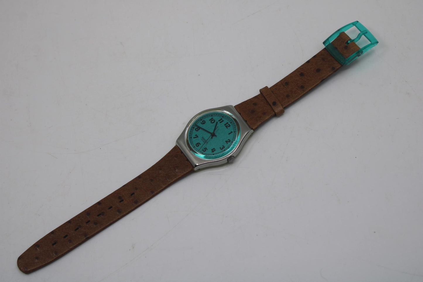 Vintage Gents Swatch 'Greenie' Variant, GX110, Unused, Unworn condition, with original strap, working fine