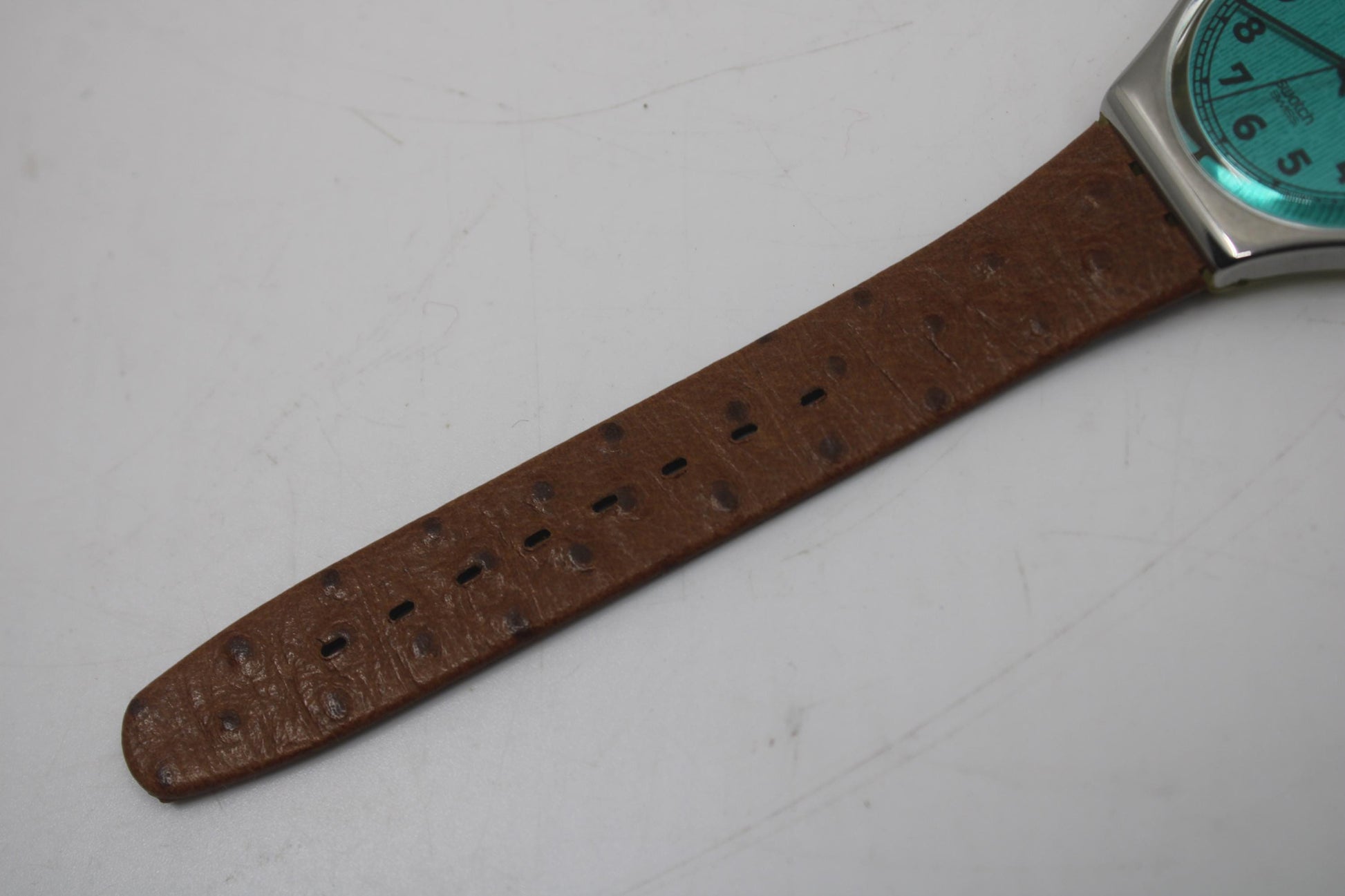 Vintage Gents Swatch 'Greenie' Variant, GX110, Unused, Unworn condition, with original strap, working fine