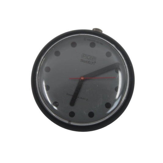 1987, Swatch, PopSwatch, 'Black Dots', BB103, very nice, used condition, NO strap and NO ring