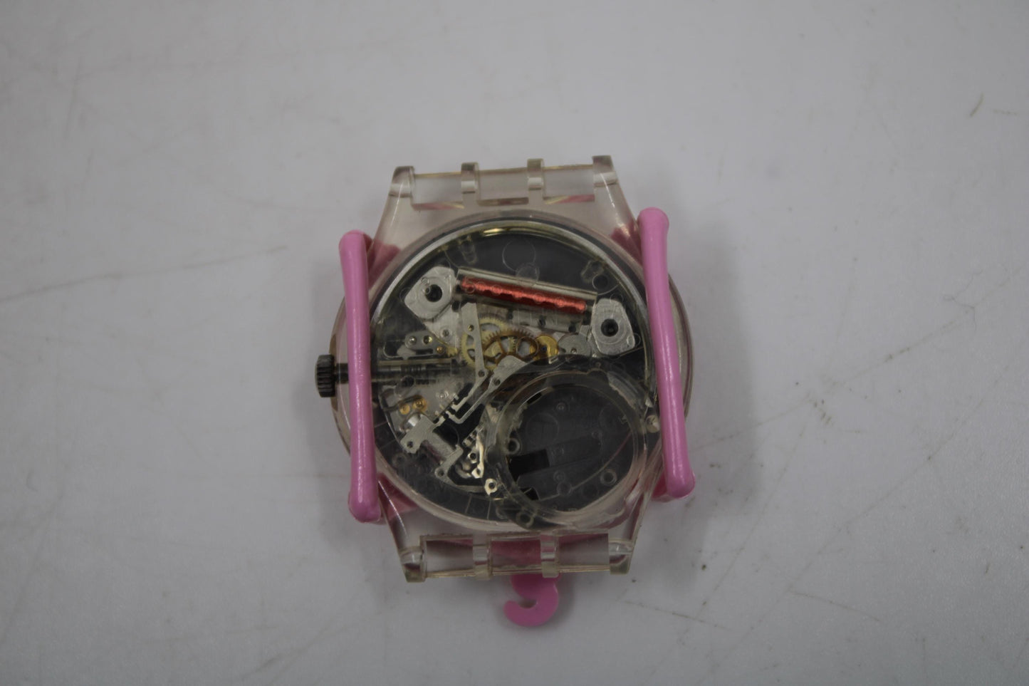 Swatch Guard, for 34mm GENTS Swatches, Unused, original Swatch, PINK, PIGGY