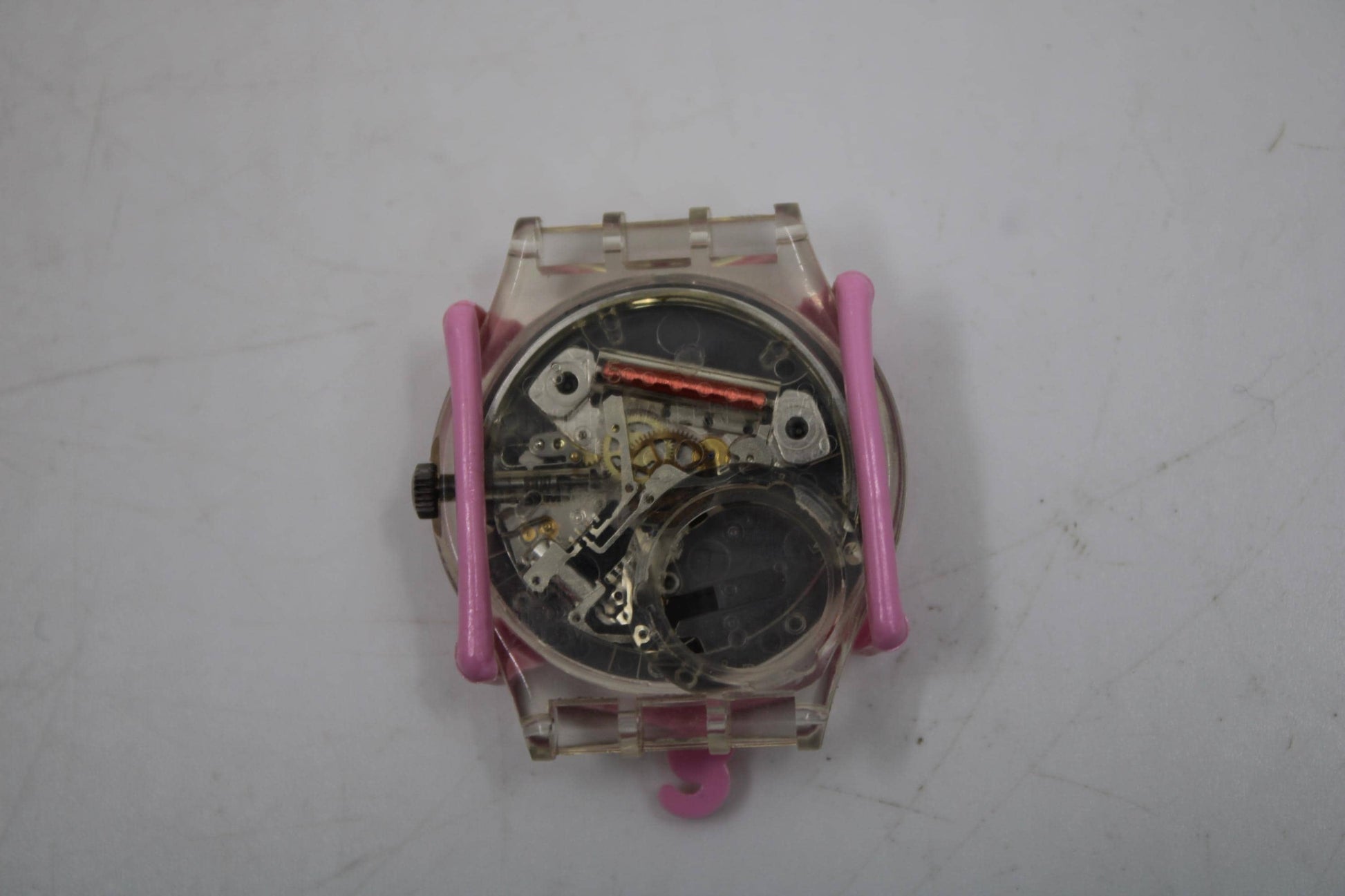 Swatch Guard, for 34mm GENTS Swatches, Unused, original Swatch, PINK, PIGGY