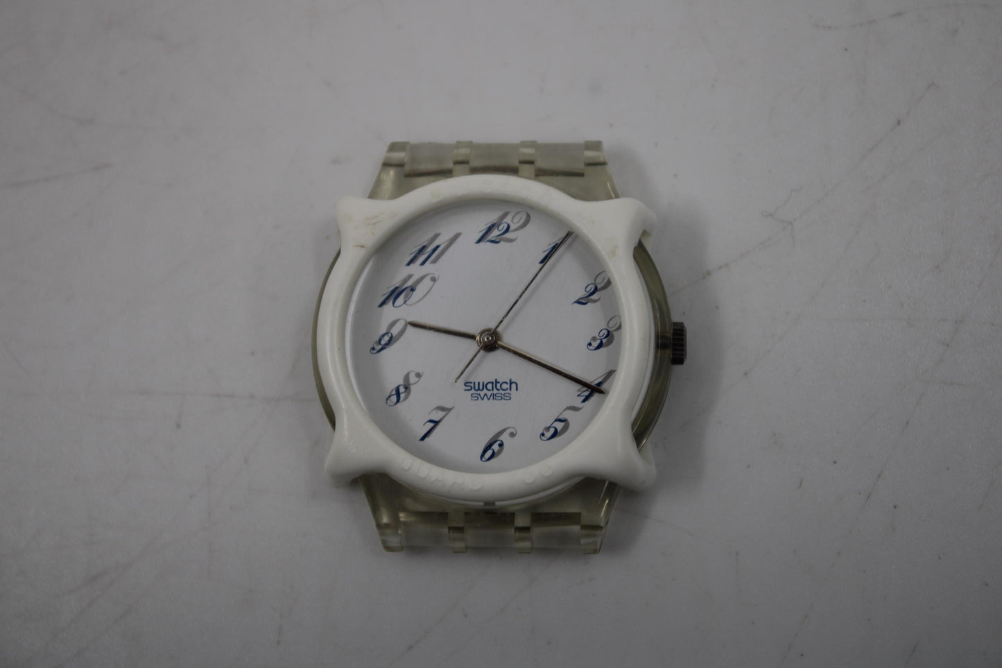 Swatch Guard, for 34mm GENTS Swatches, Unused, original Swatch, WHITE