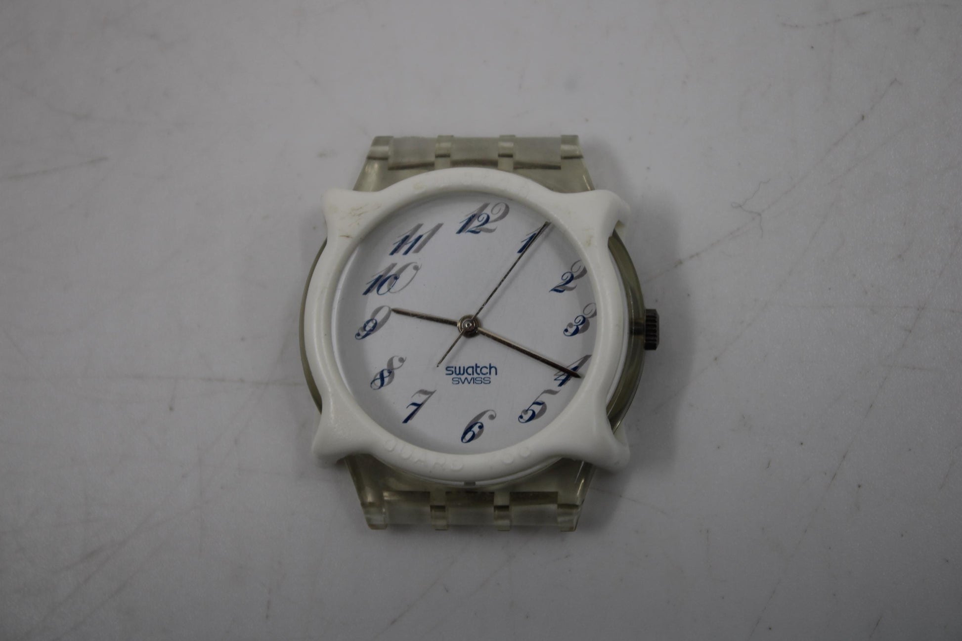 Swatch Guard, for 34mm GENTS Swatches, Unused, original Swatch, WHITE