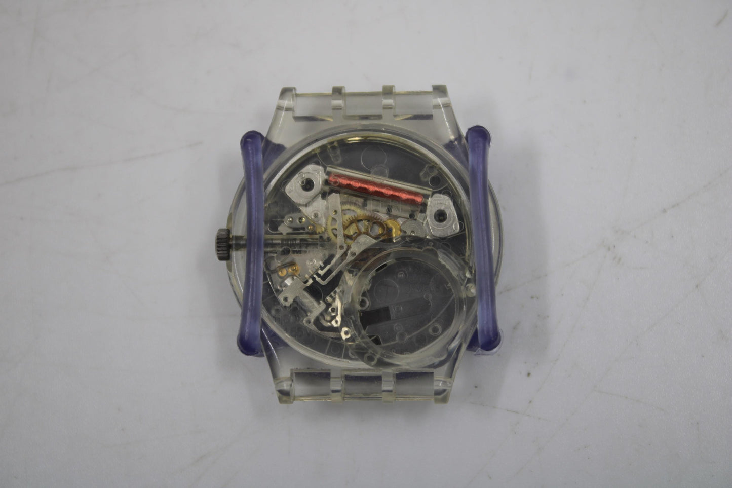 Swatch Guard, for 34mm GENTS Swatches, Unused, original Swatch, PURPLE