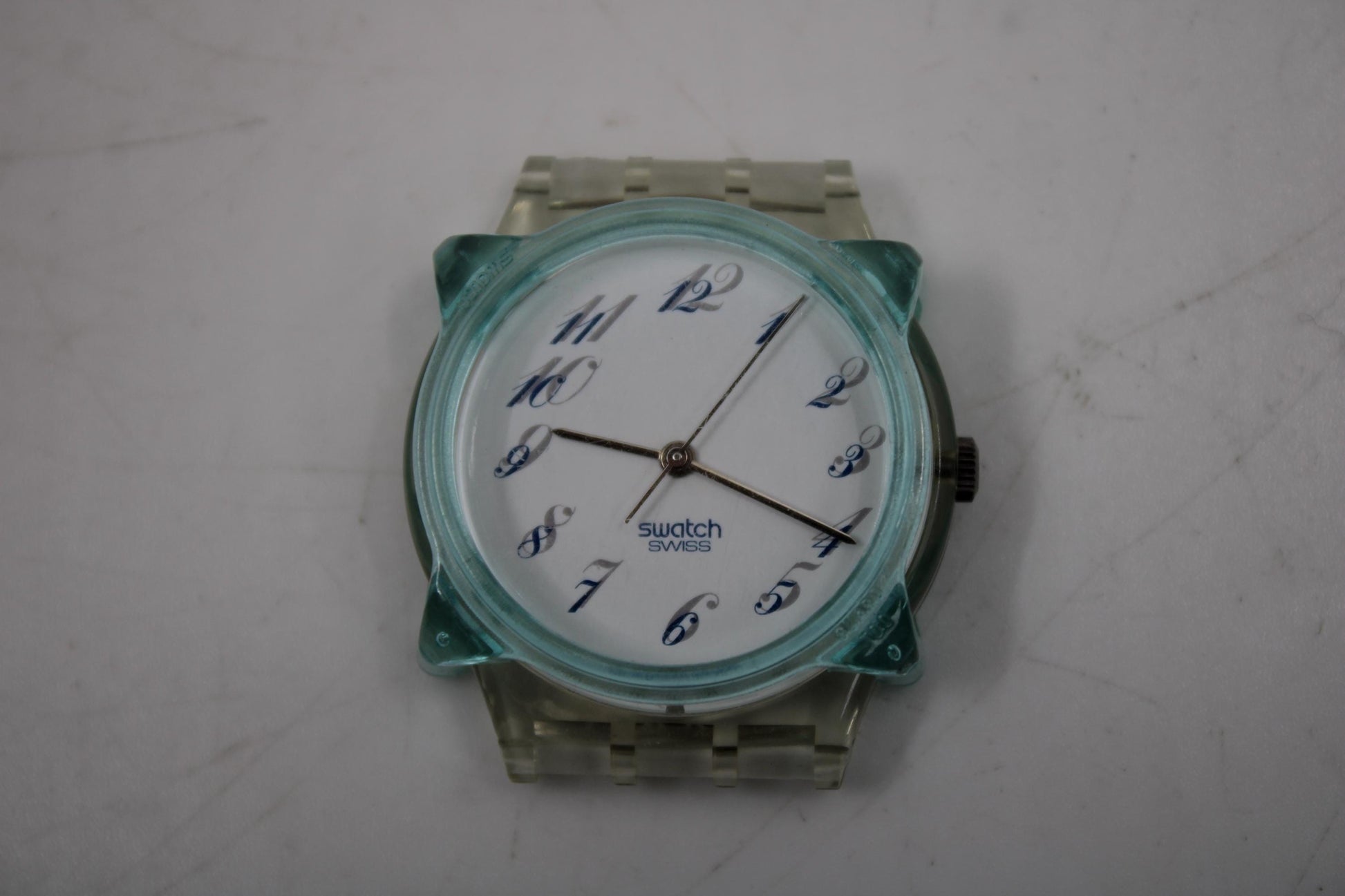 Swatch Guard, for 34mm GENTS Swatches, Unused, original Swatch, LIGHT GREEN