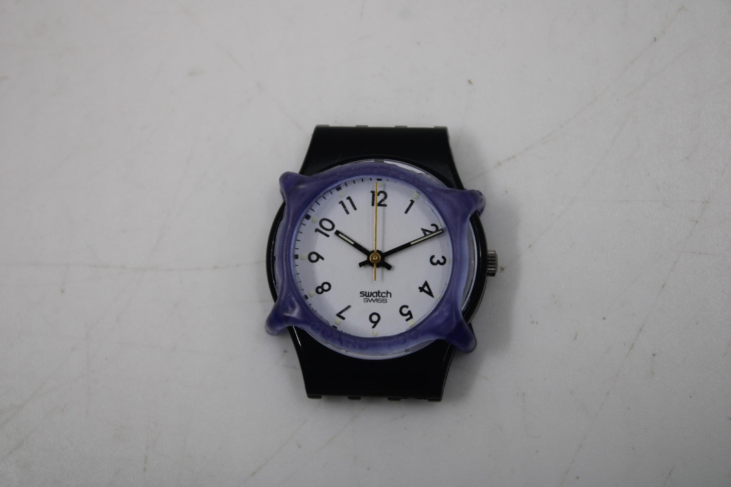 Swatch Guard Too SMALL (25mm), Never Used, for LADIES Swatch, color PURPLE, Watch NoT included in Sale